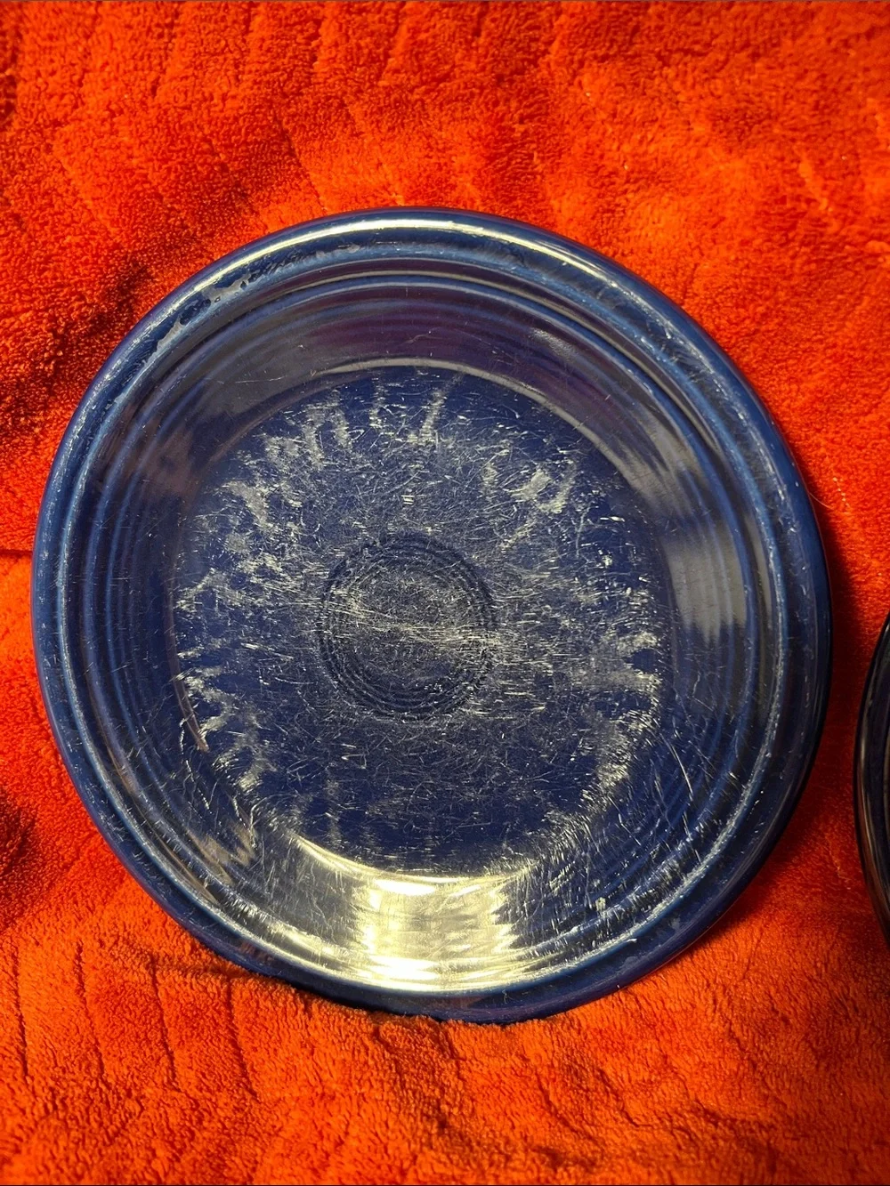 Fiestaware Cobalt Blue 7” Salad/Dessert Plates -2pc